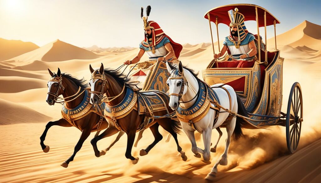 ancient Egyptian chariots