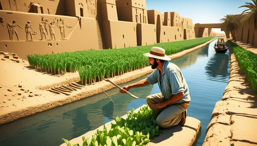 ancient Egyptian irrigation