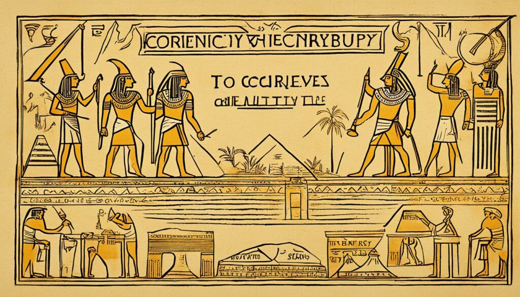 evolution of currency in ancient Egypt