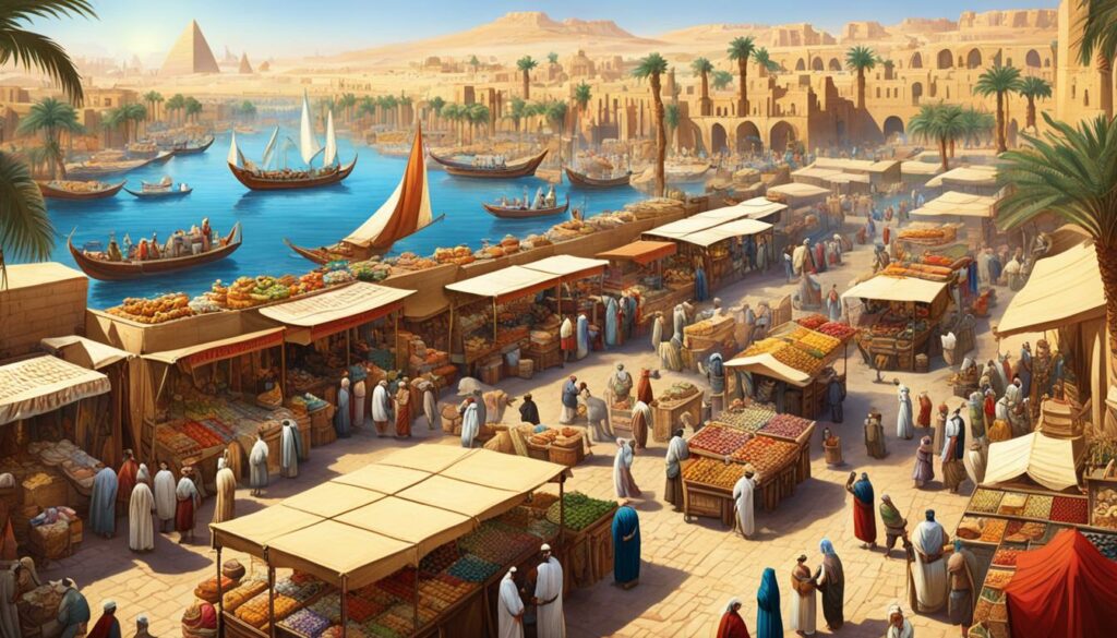 traded goods in ancient Egypt